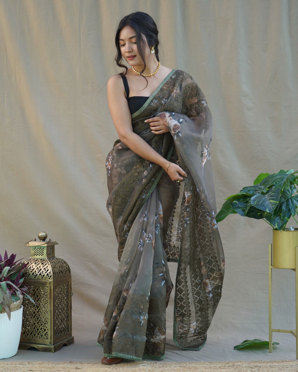 Nitya 1 New Designer Party Wear Organza Latest Saree Collection